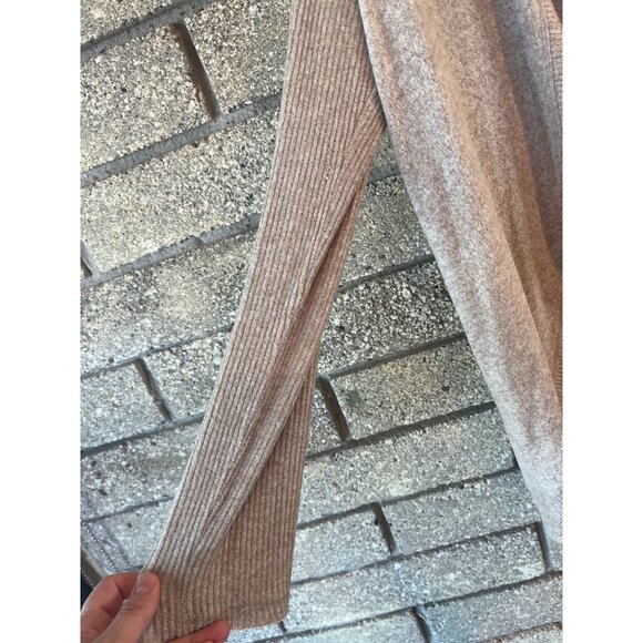 Anthropologie Gray Open Front Cardigan Sweater L - Picture 3 of 8